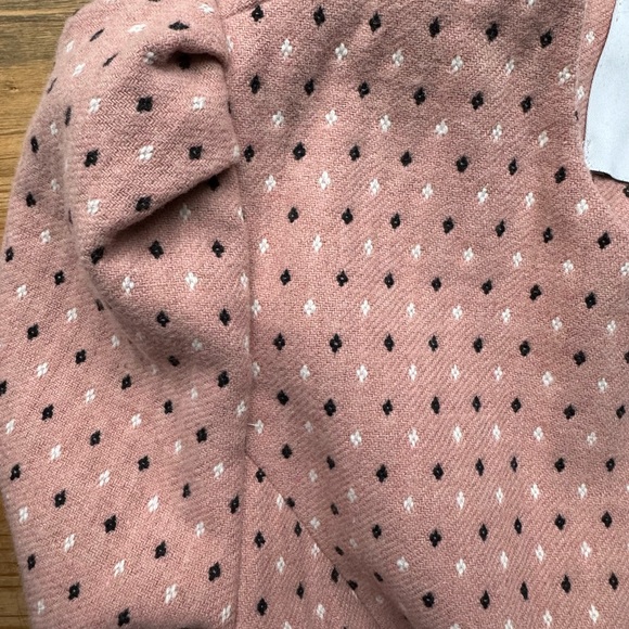 Kling Pink Polka Dot Coat Dress Jacket | Women’s Size M | Tailored Fit - Picture 4 of 9